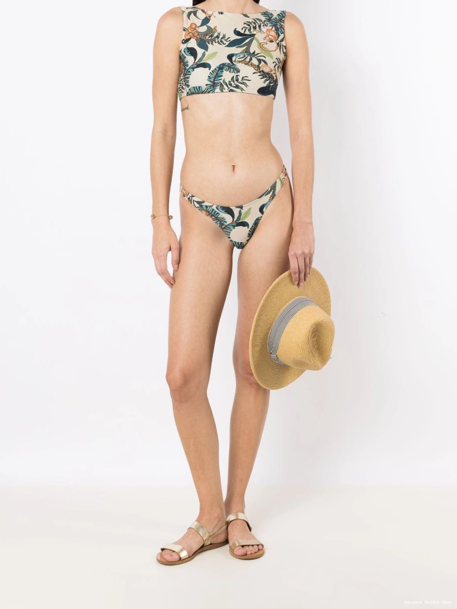 Cheap Versace graphic-print bikini bottoms Women 0407